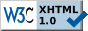 XHTML 1.0 Valido