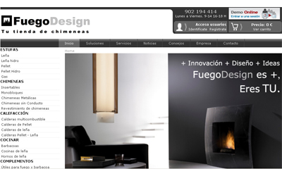 Web de Fuegodesign.es