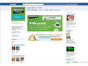Groupon Murcia en Facebook