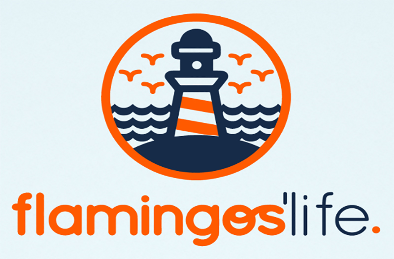 Logotipo Flamingos Life