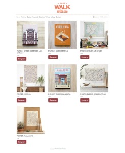 Portada tienda online Walk with me