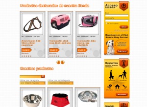 Listado de productos Tienda Somos muy perros