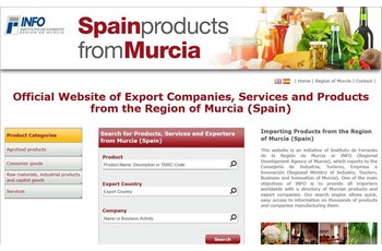 SpainproductsfromMurcia es el portal para la promocin de los productos agroalimentarios de la Regin de Murcia