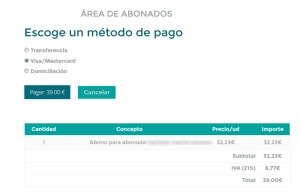 Pago online en Doctorálitas