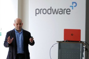 Raúl Abad durante su ponencia en el seminario Prodware