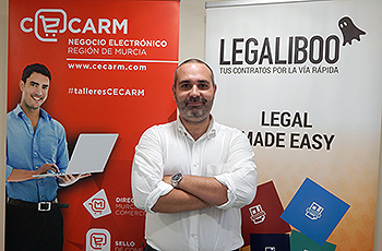 Andrés Romero, del generador online de contratos Legaliboo
