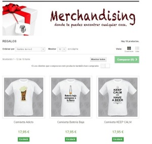 Merchandising y regalos