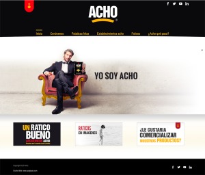 Sitio web ACHO