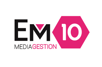 Logotipo de EM 10 Media y Gesti&oacute;n