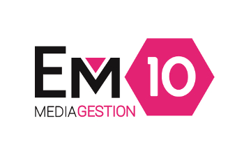 Logotipo de EM 10 Media y Gestión
