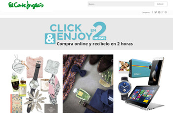 Ya es posible recibir en Murcia la compra online en El Corte Ingls en 2 horas