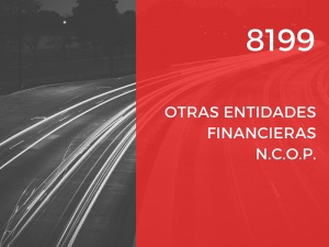 Otras entidades financieras N.C.O.P.