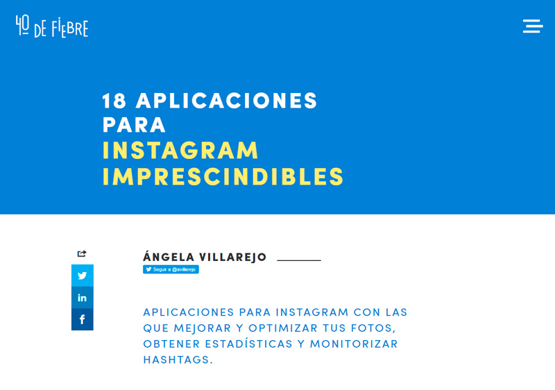 18 aplicaciones para Instagram imprescindibles