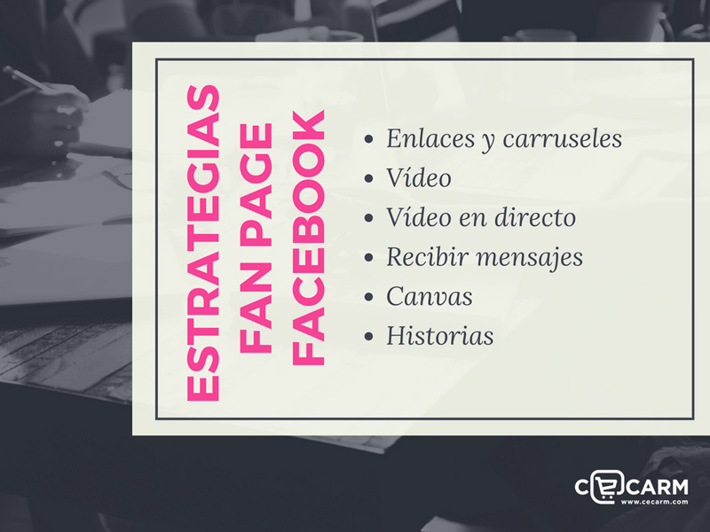 Estrategias para Fan Page en Facebook