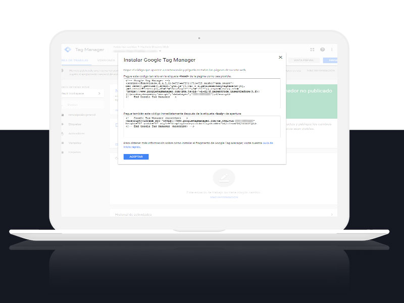 Instalar Google Tag Manager