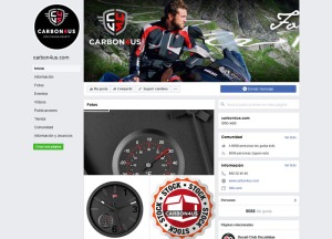 Página de Facebook de Carbon4us.com