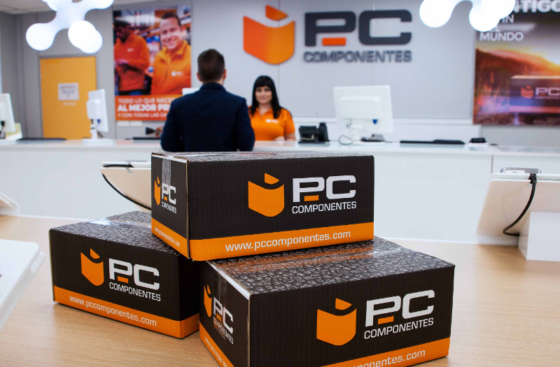 Compras realizadas en PcComponentes