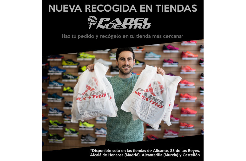 Padel Nuestro permite recoger en tienda los pedidos online