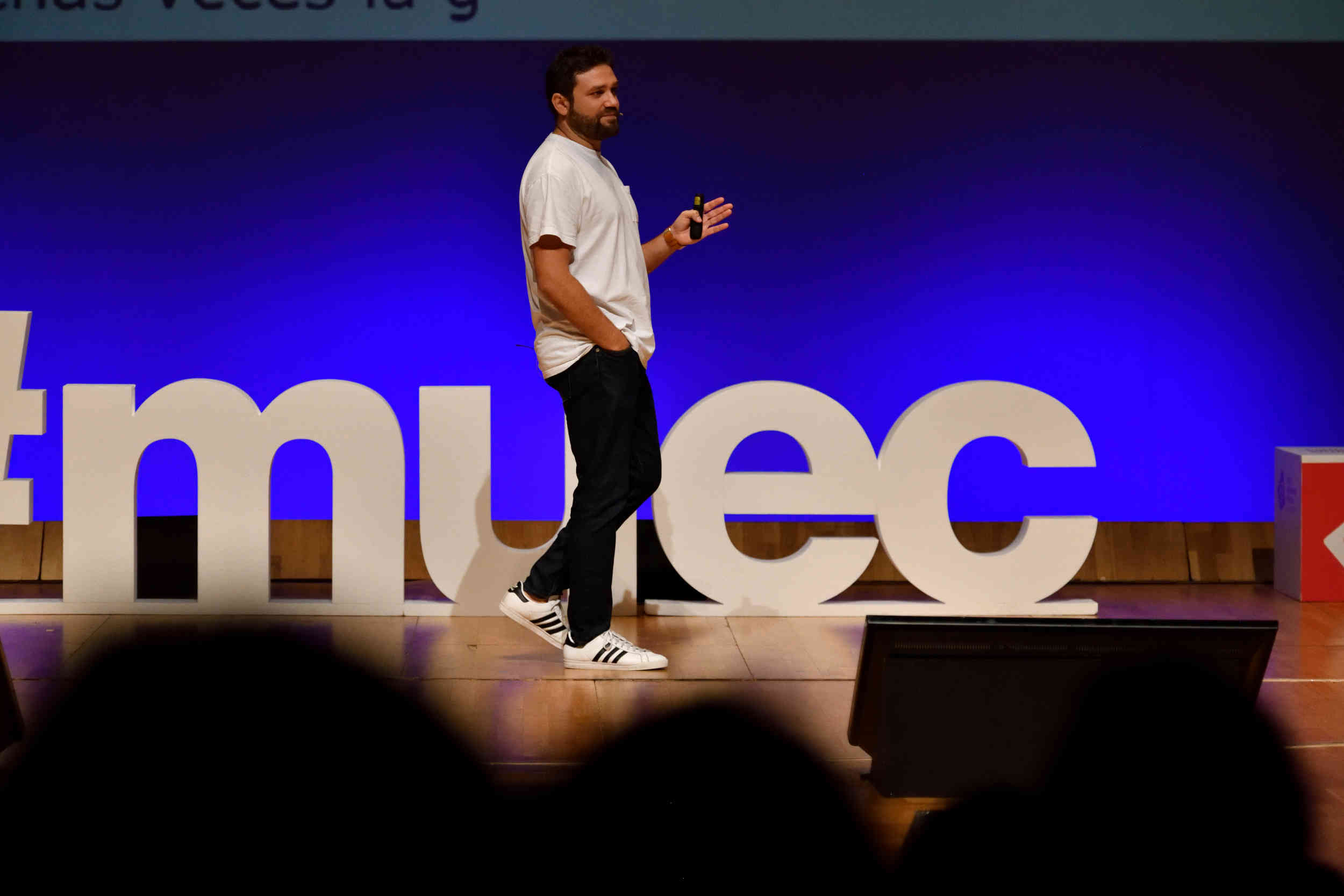 Daniel Castao durante su intervencin en MueC 2019