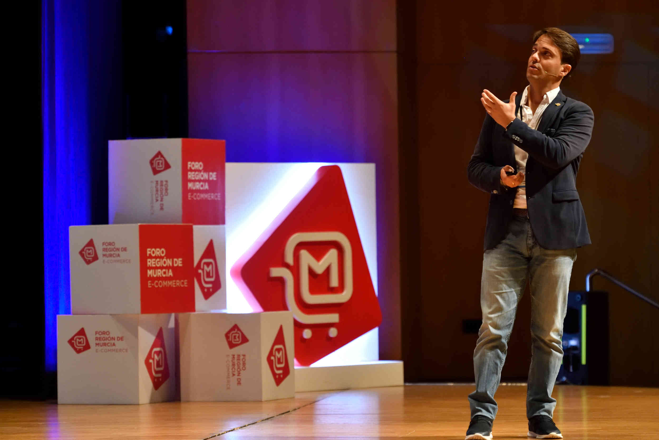 Ignacio Martnez durante su intervencin en MueC 2019
