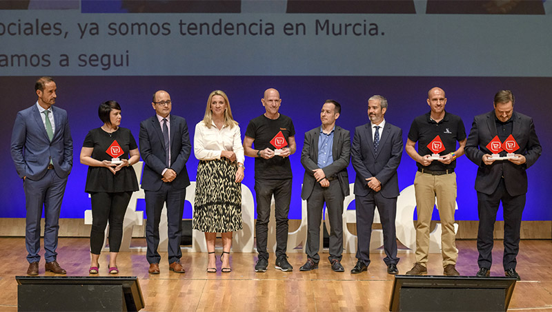 Ganadores de los IV Premios Cecarm de Comercio Electrónico en la Región de Murcia