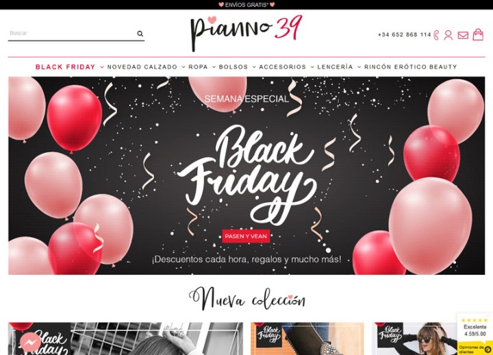 Tienda online de Pianno39