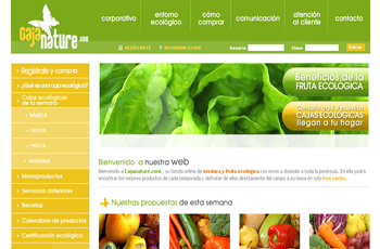 Pagina inicial de Cajanature.com